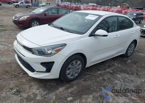 2022 Kia Rio S z USA, uszkodzony, nr VIN 3KPA24AD7NE496582